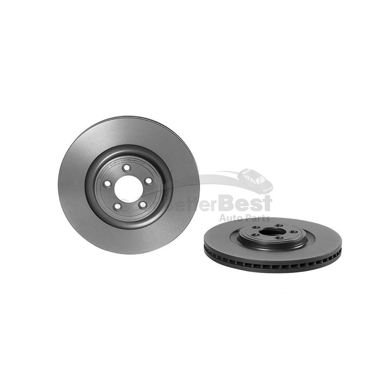 One New Brembo Disc Brake Rotor Front 09B55611 for Jaguar