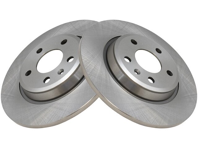 TRQ 64YS62T Rear Brake Rotor Set Fits 2010-2014 Audi A5 FWD
