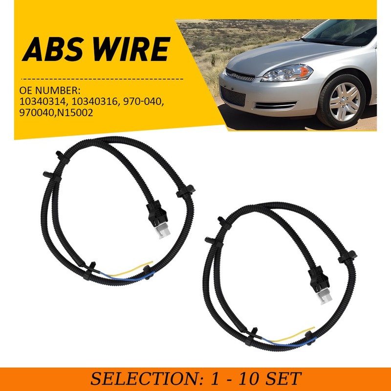 ABS Wheel Speed Sensor Wire Harness Front Left/Right For Chevrolet Impala 2-20x
