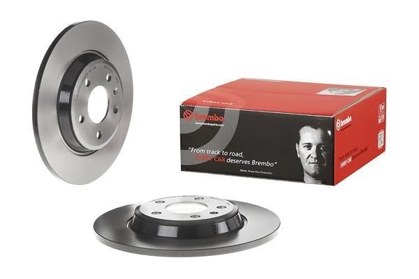 2X Brembo 08.A759.11 Rear Solid Brake Discs Fits Audi A4 A4 Allroad A4L A5 A6 A6