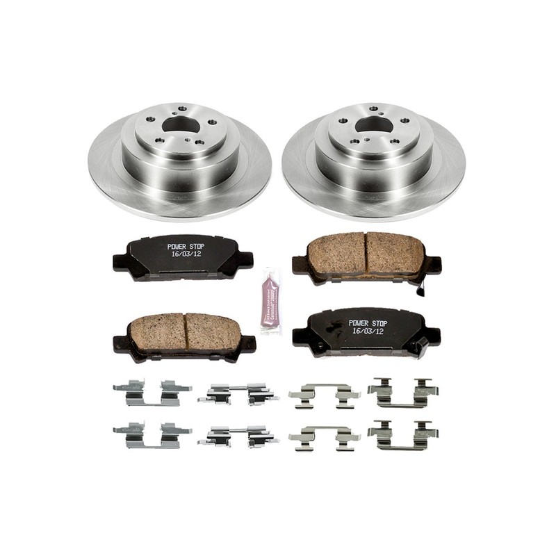 Powerstop 294mm Front 290mm Rear Discs Calipers Pads Kit for Baja Legacy Outback gallery