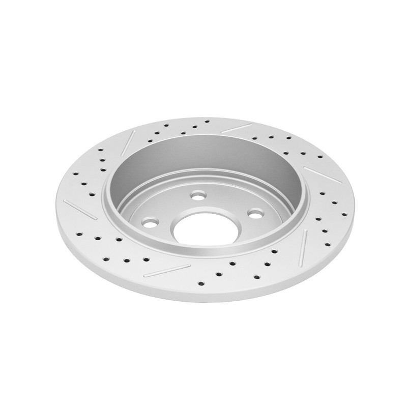 Front Rear Drilled Disc Rotors + Brake Pads For Jeep Grand Cherokee 2005-2010 gallery