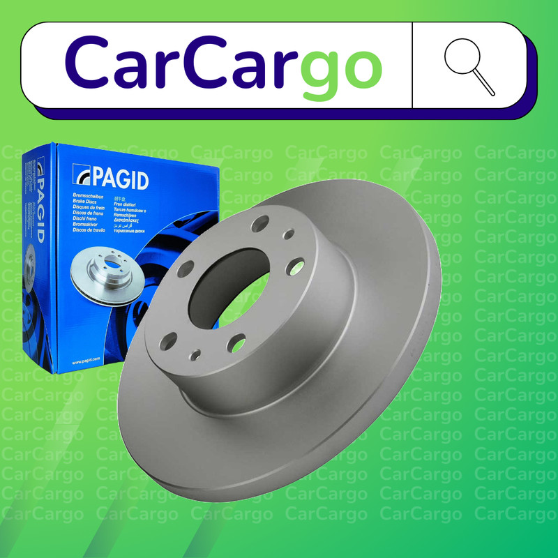 Pagid Solid Front Brake Discs Pair For Citroën Relay 1.9 D 1994-2002 280 mm