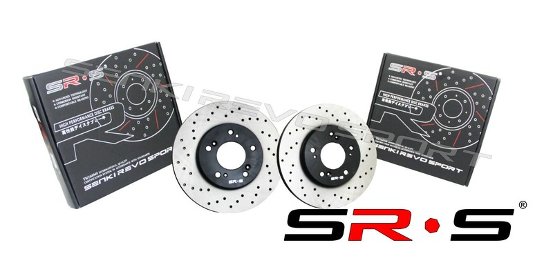 SRS Performance Front Brake Rotors FOR 08-14 Subaru Impreza WRX SET 2 NEW DRILL gallery