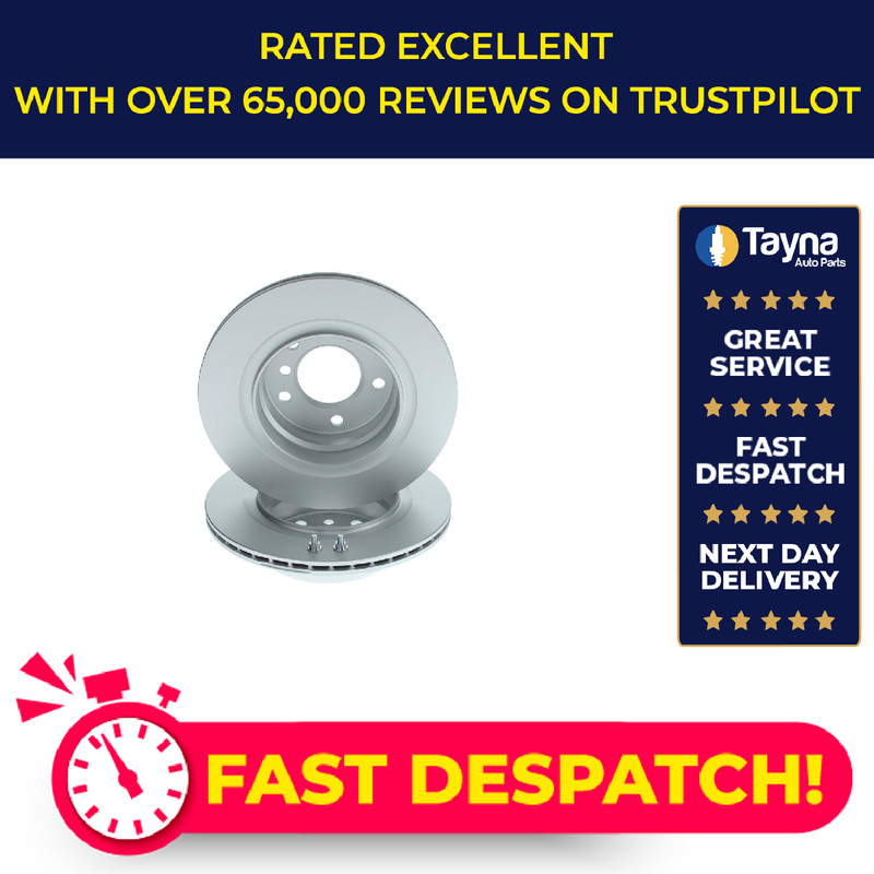 2x Brake Discs Pair Vented Rear 294mm 0986479670 Bosch Set 34216754137 BD1510