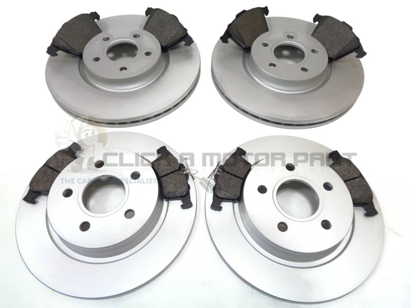 VOLVO C70 2.0 D3 D4 2.4 D5 2.5 T5 2006-2014 FRONT & REAR BRAKE DISCS & PADS SET