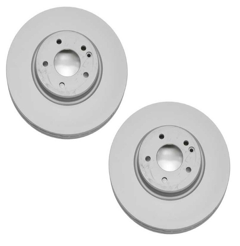 For Mercedes W202 Set of 2 Front Vented Disc Brake Rotors 316 X 28 mm Zimmermann