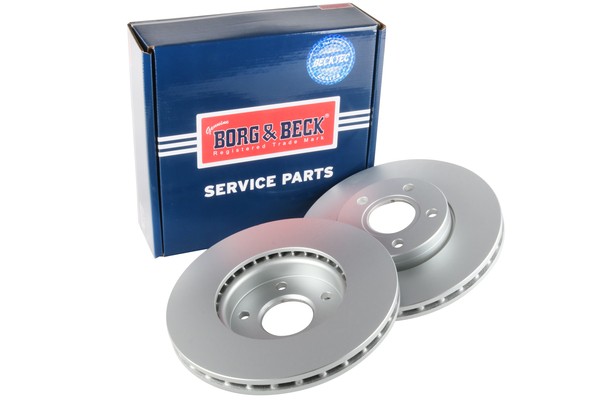 2x Brake Discs Pair Vented fits FORD FOCUS Mk3 1.0 Front 12 to 20 278mm Set B&B gallery