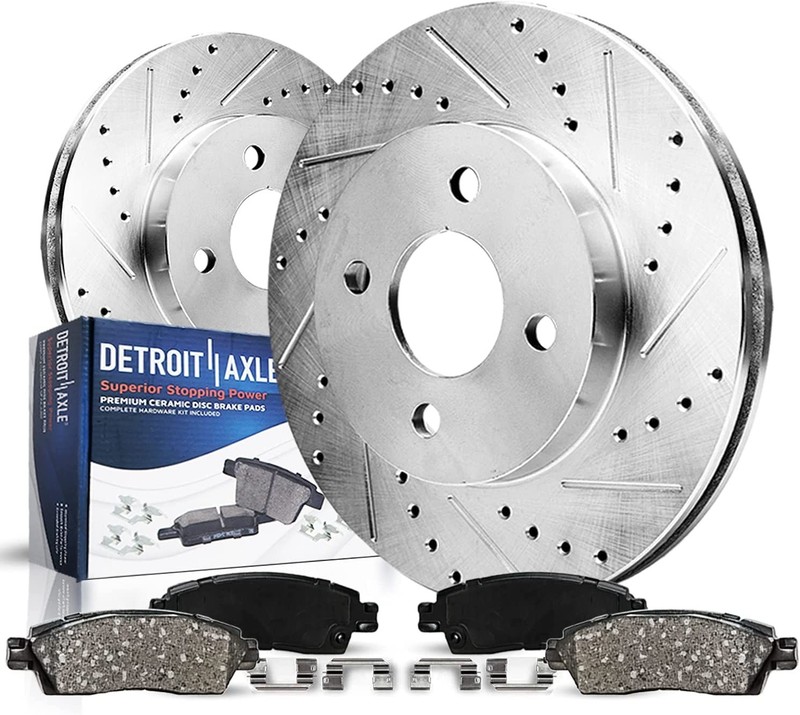 Front Brake Pads Rotors for 2000-2004 Ford Focus