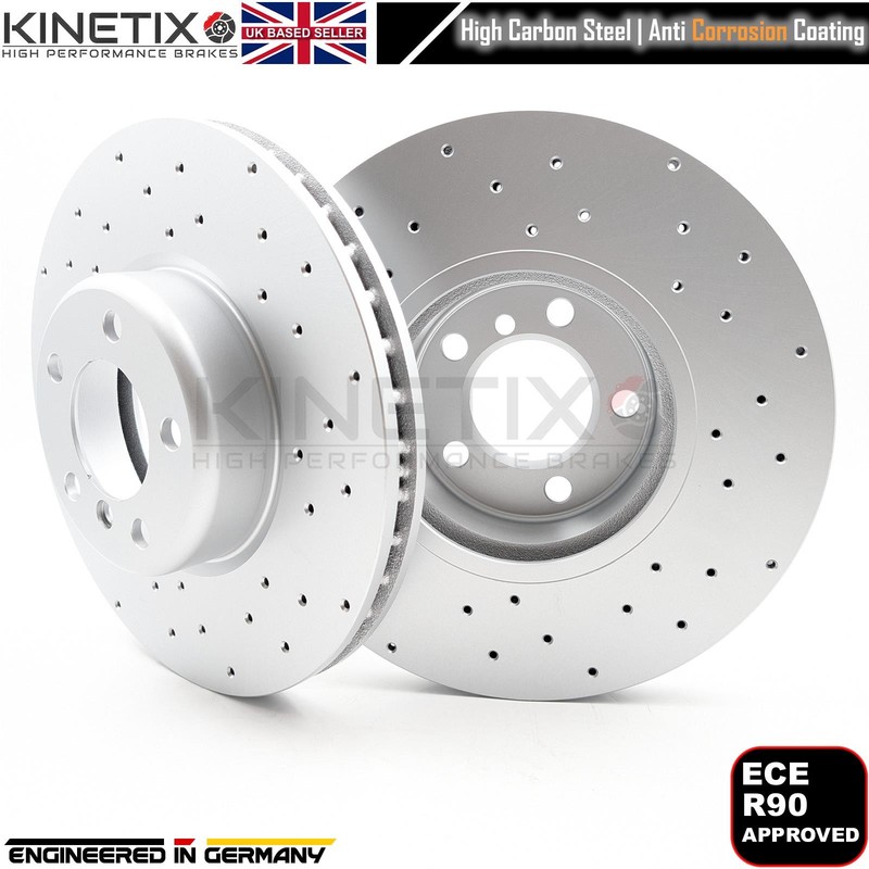 FOR BMW 320d F30 M SPORT FRONT REAR BRAKE DISCS PADS SENSORS 340mm 345mm gallery