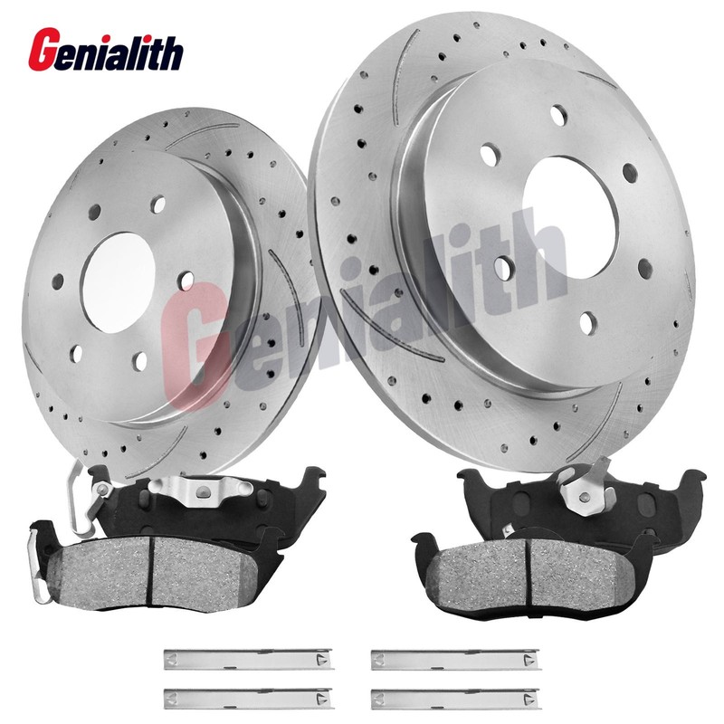 320mm Rear Disc Rotors + Brake Pads for Nissan Armada Titan Infiniti QX56