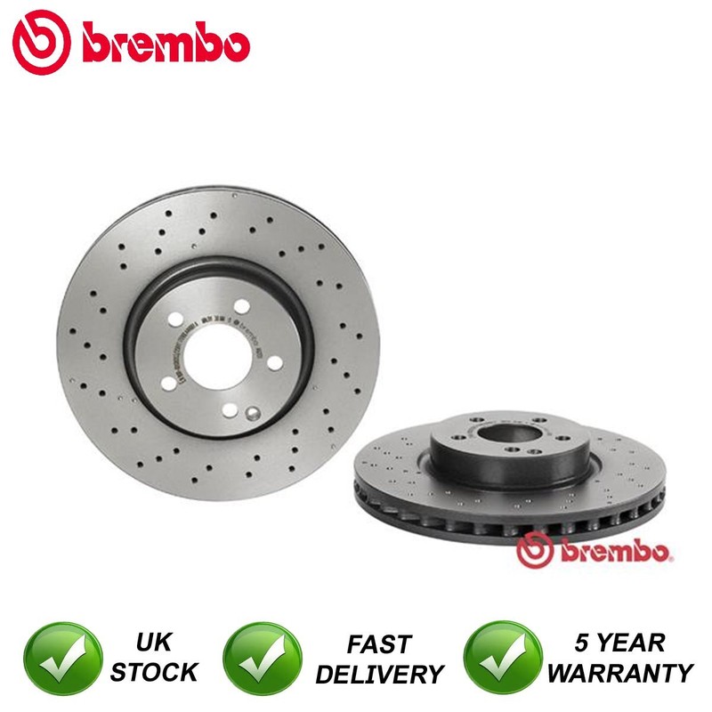 Brake Disc Front Brembo Fits Mercedes E-Class 2009-2016 C-Class 2007-