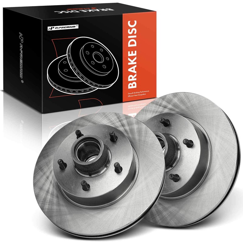 A-Premium Front Disc Brake Rotors for Chevy Impala 79-85 Camaro 79-81 Caprice