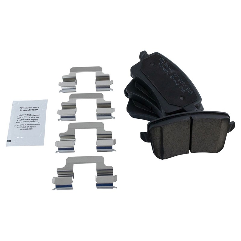 Rear Performance Coated Brake Rotor & Ceramic Pad Kit w/Chemicals gallery