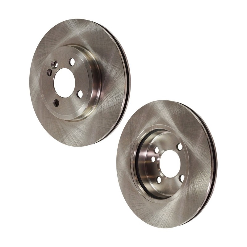 For Mini Cooper 2007-2015 Brake Discs Driver And Passenger Side Pair | Cast Iron