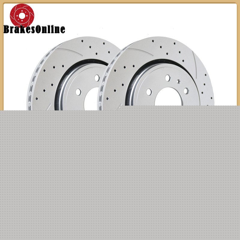 ​Front Brake Rotors Pads for Ford F-150 2010-14 2015-20 Drilled Slotted Brakes