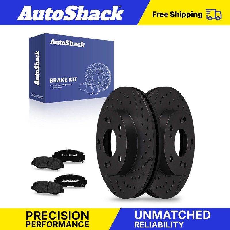 Front Drilled Disc Rotors Ceramic Brake Pads for Honda Accord Civic CR-Z