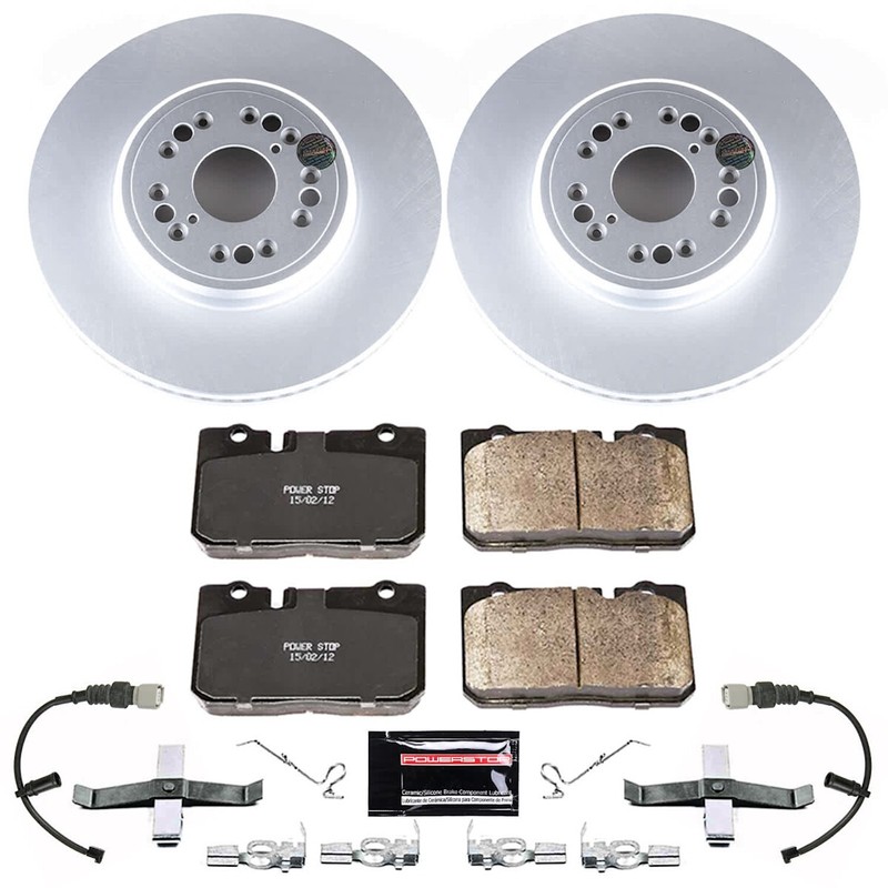 CRK4337 Powerstop 4-Wheel Set Brake Disc and Pad Kits Front & Rear for LS400 gallery