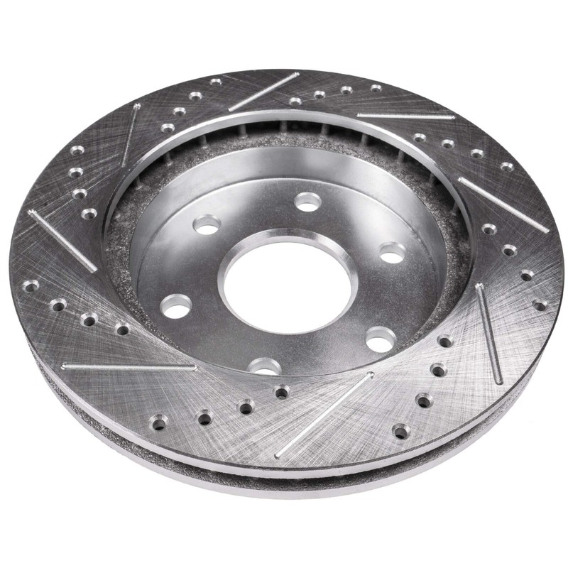 6-Lug Front Drilled & Slotted Brake Rotors + Brake Pads for Dodge Durango Dakota gallery