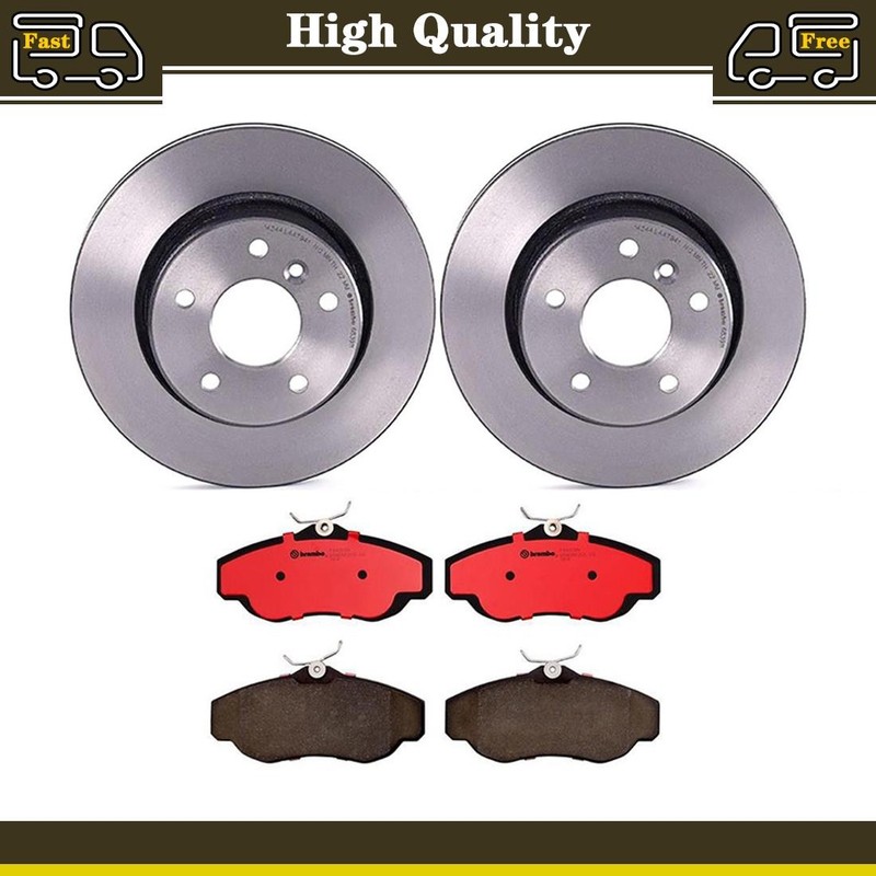 Front Disc Brake Pads Disc Rotors Fits Land Rover Range Rover 4.2L 3.9L 4.0L