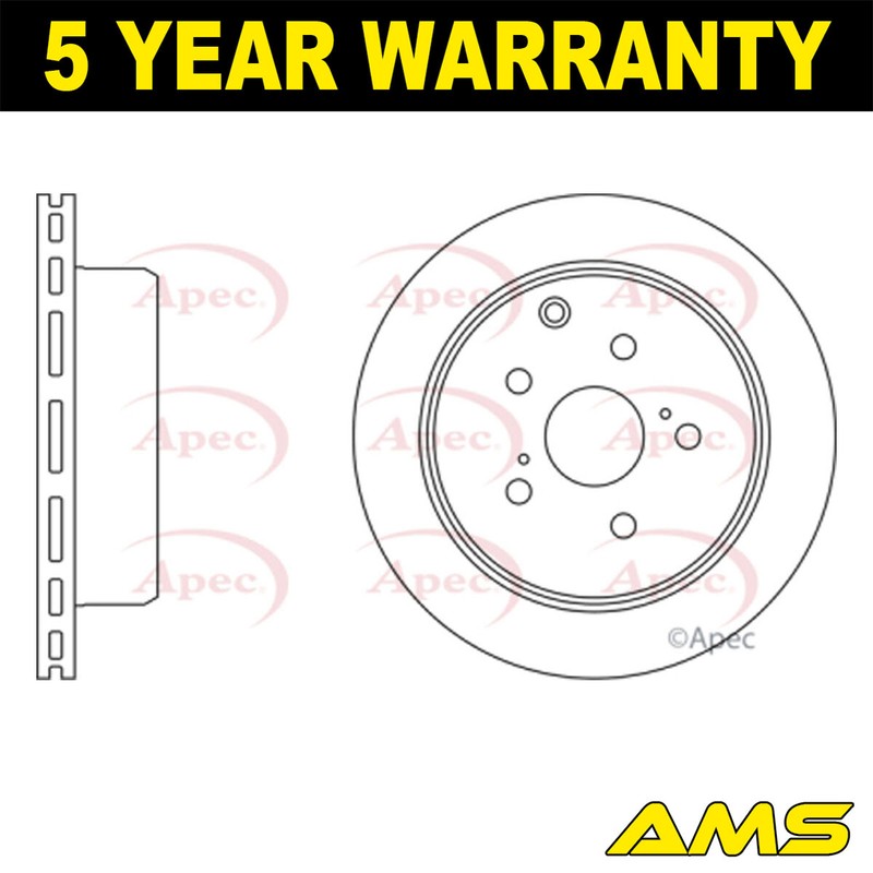 Fits Toyota Previa Estima Supra 2.0 2.2 TD 2.4 3.0 Brake Disc Rear AMS
