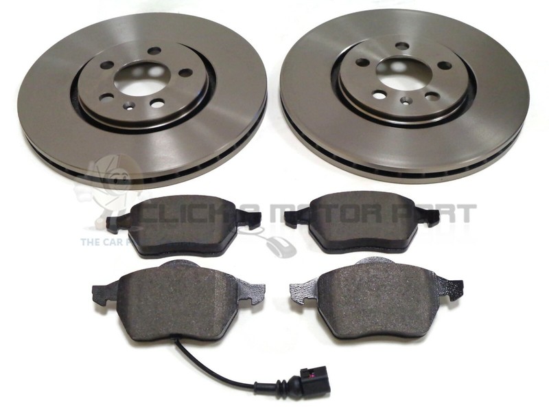 VW GOLF MK4 00-04 1.9 GT TDI 130 bhp FRONT 2 BRAKE DISCS & MINTEX PADS SET NEW