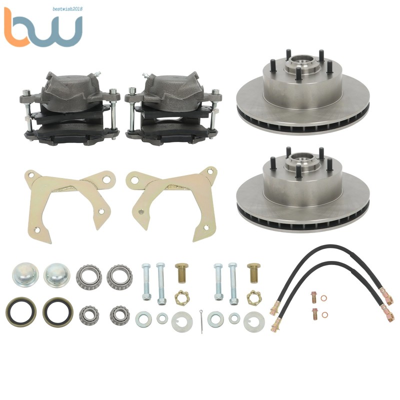 For Chevrolet Bel Air Del Ray 1955 1956 1957 5 on 4-3/4" Front Disc Brake Kit gallery