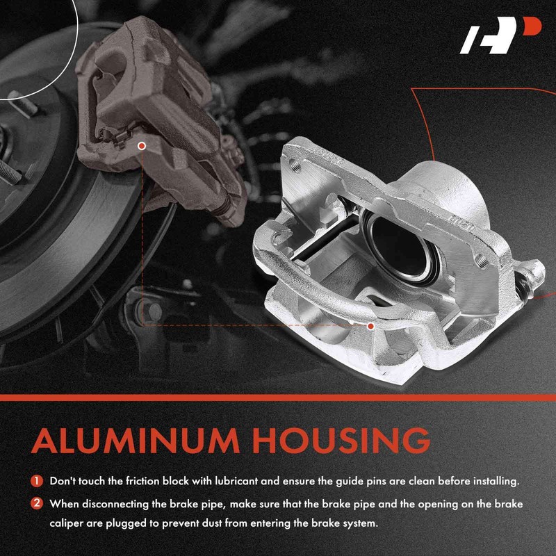 Front Disc Brake Rotor & Pad + Brake Caliper for Toyota Avalon 98-04 Lexus ES300 gallery
