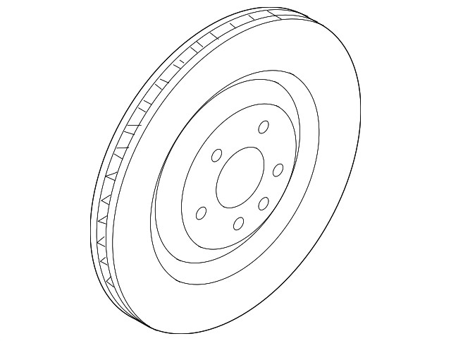 Genuine Porsche Rotor 95B-615-601-D