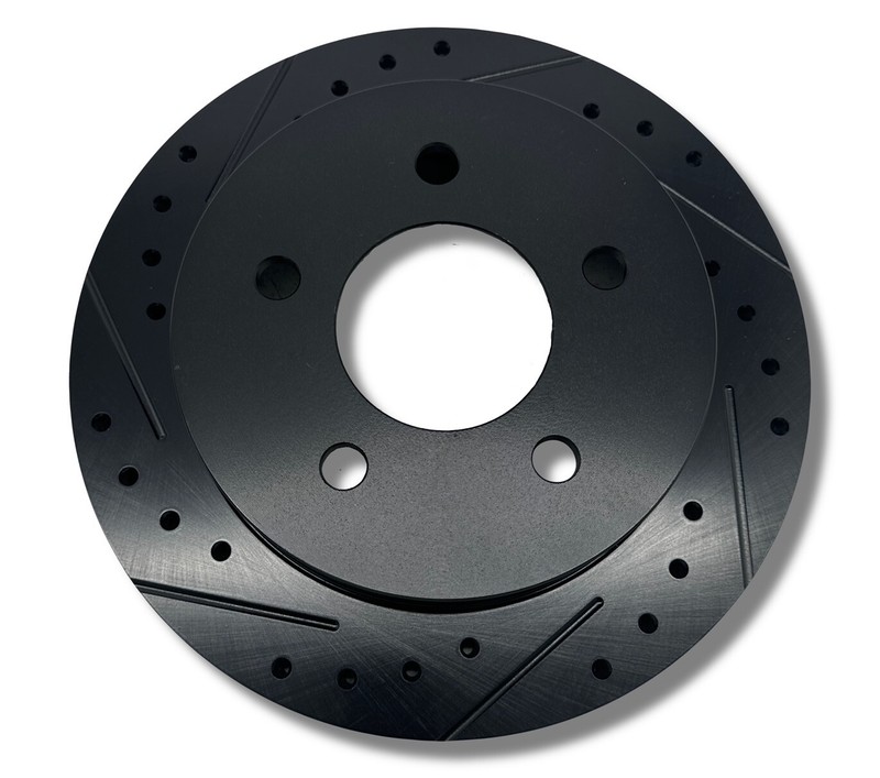 1963-1987 Chevy C10 Blackout Rear Disc Brake Conversion Kit 5x5 gallery