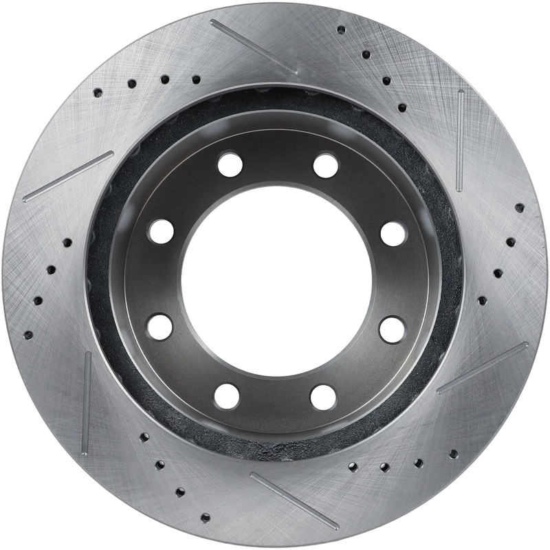 Front Drilled & Slotted Brake Rotors for Ford F-250 Super Duty 2000 - 2004 4WD gallery