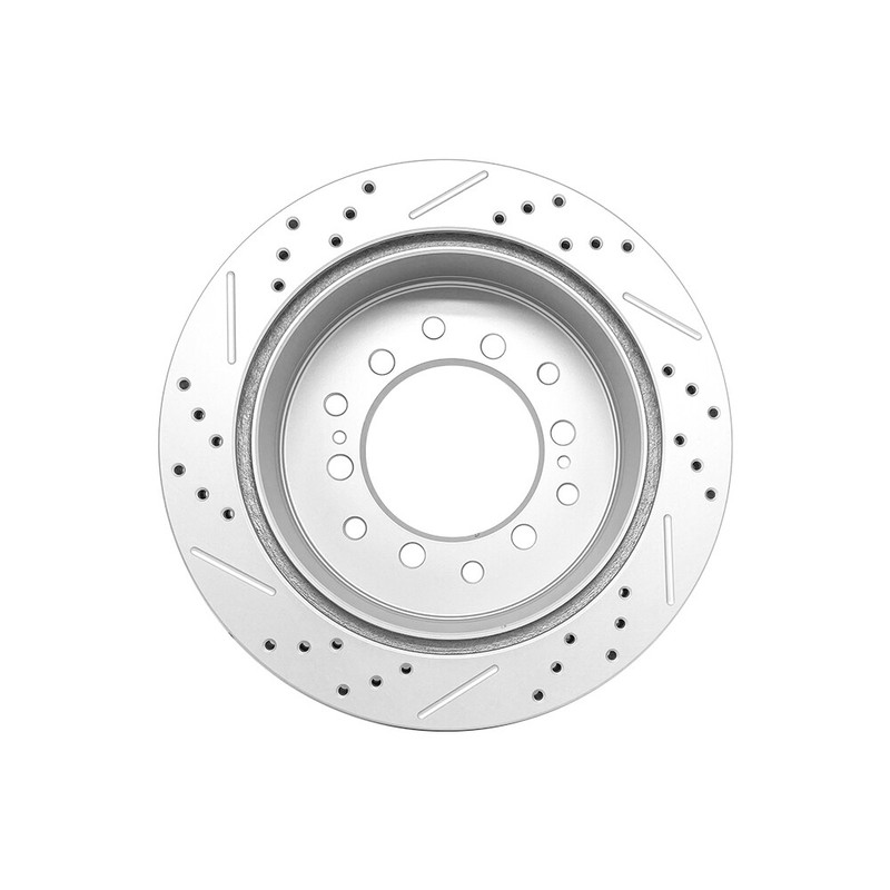 Front & Rear Drilled Brake Rotors For 2010 - 2018 Lexus GX460 Toyota 4Runner gallery