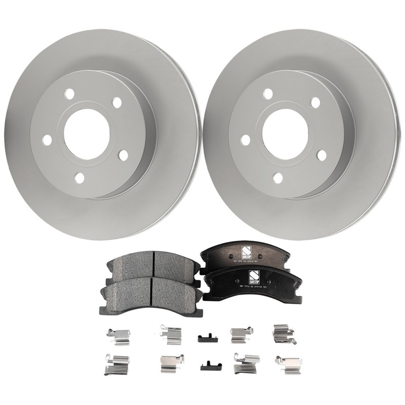 Front Brake Disc Rotors and Pads Kit For Jeep Grand Cherokee 1999 2000 2001-2004