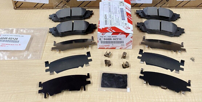 2022-2023 TOYOTA COROLLA CROSS OEM NEW REAR TCMC BRAKE PADS & SHIMS