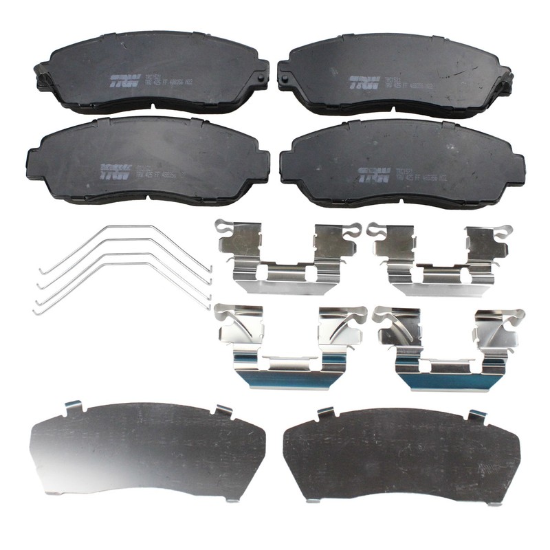DuraGo Front Rotors TRW Pro Ceramic Disc Brake Pad Kit For Odyssey Passport 3.5L gallery