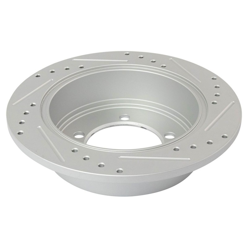 Performance Brake Rotor Drilled Slotted Rear Coated Pair for Mitsubishi gallery