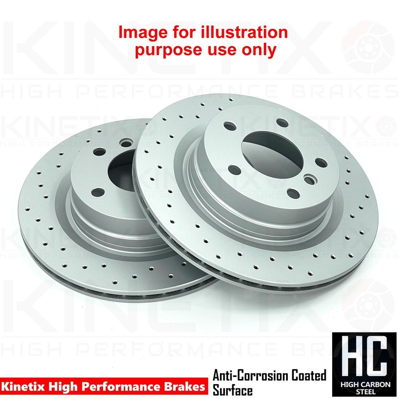 FOR BMW 320d F30 F31 F34 M SPORT DRILLED FRONT REAR BRAKE DISCS BREMBO PADS gallery
