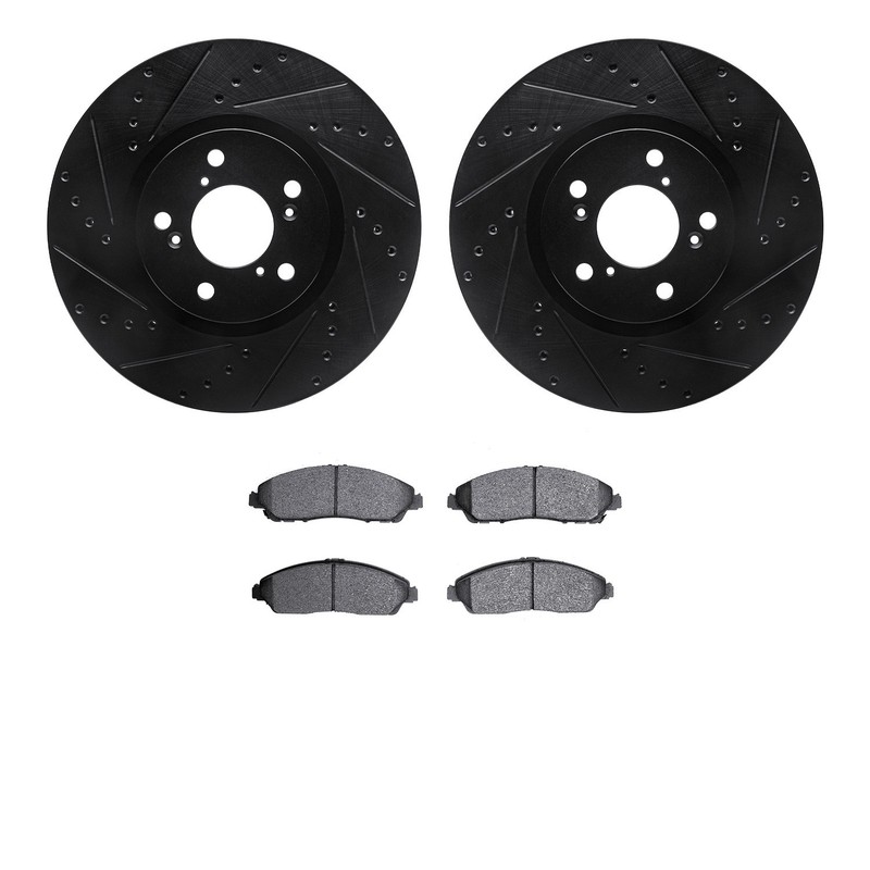 Dynamite Friction Disc Brake Kit for Pilot, MDX, ZDX 8502-59072