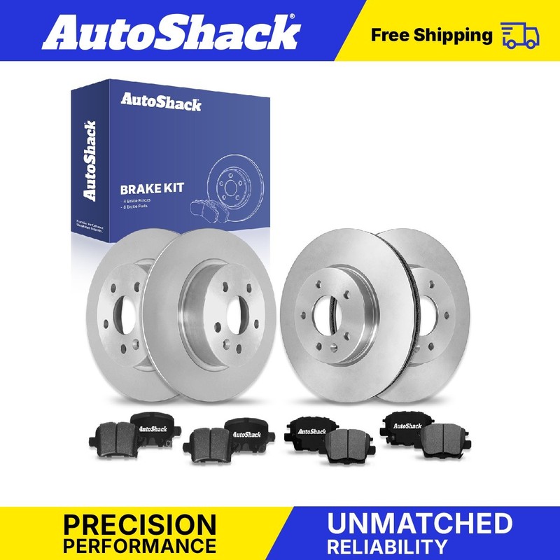 Front Rear Brake Rotors Ceramic Pads for Chevrolet, Cruze 2016-2019