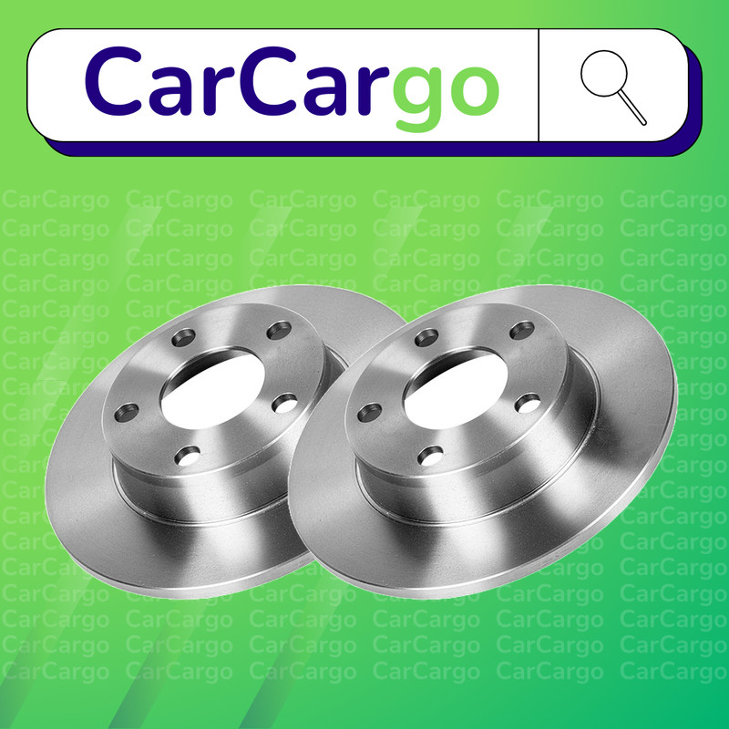 Solid Rear Brake Discs Audi Allroad 2.7 T quattro 2000-2005 255 mm
