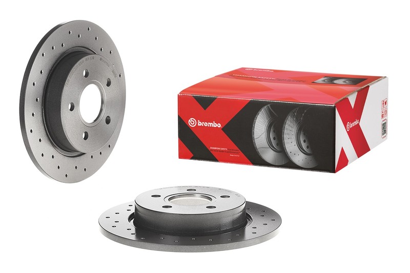 2x Brake Discs Pair fits FORD FOCUS Mk3 TDCi 1.6D Rear 10 to 20 271mm Set Brembo gallery