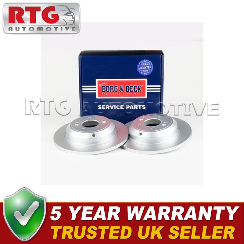 Rear 1x Brake Disc Fits Kia Stinger 2017- 2.2 CRDi 58411J5000