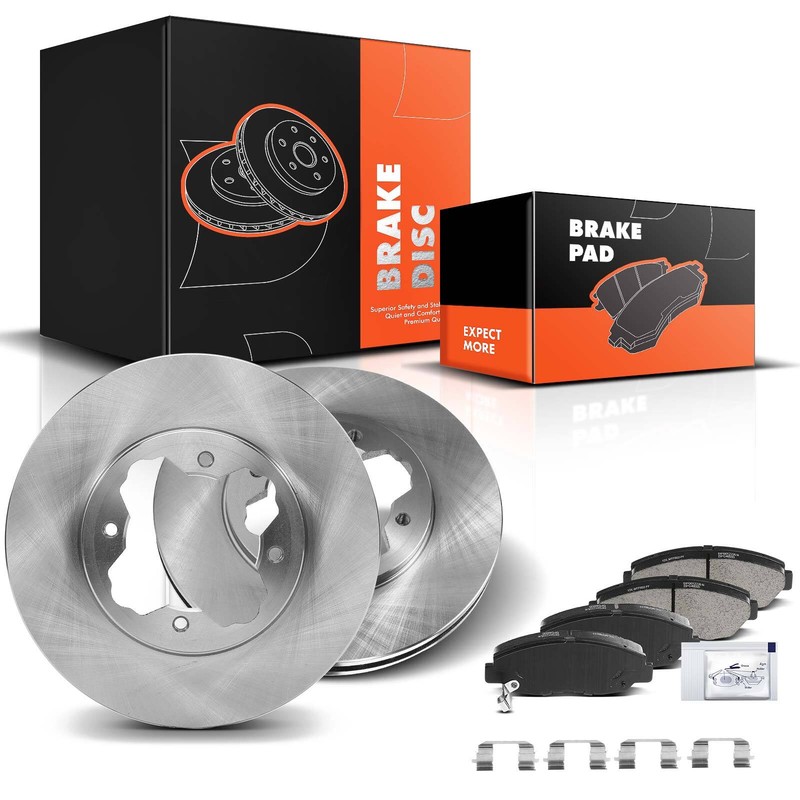 Front Disc Brakes Rotors & Ceramic Pads for Honda Accord 1990-1997 Acura CL 1997
