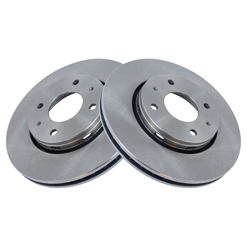 TRQ Front Brake Rotors Set For 2000-2004 Volvo S40 2000-2003 V40 gallery