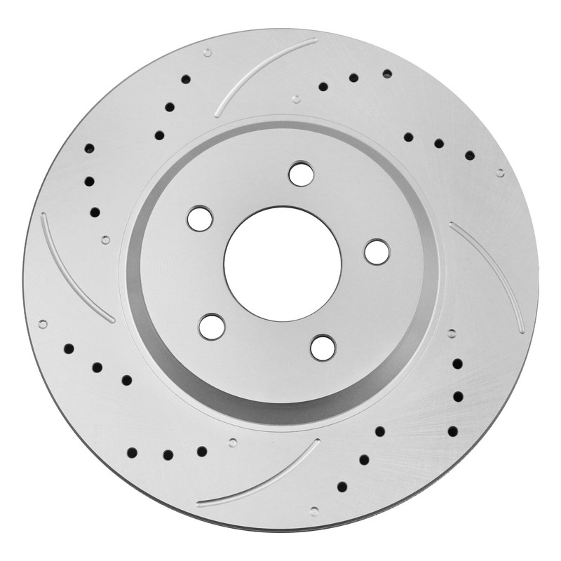 For Ford Mustang Base 2011 - 2014 Front Brakes Rotors + Ceramic Pads 12.44 in gallery