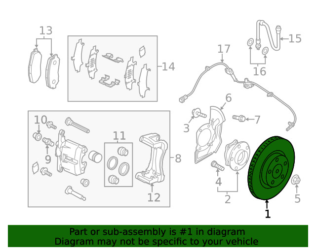 Genuine Mazda Disc Brake Rotor BDTS-33-251 gallery