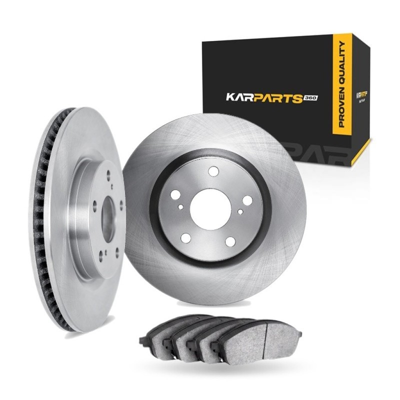 For Mercedes-Benz CLK55 AMG 2001 02 03 04 05 2006 Brake Rotor Set | Plain Rotor