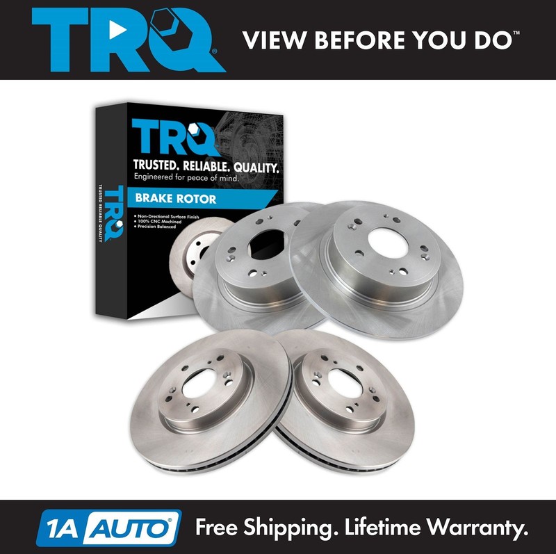 TRQ Brake Rotor Set Fits 2016-2022 Honda HR-V