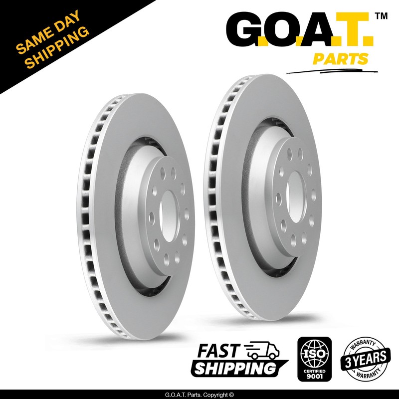 Rear Brake Rotors Set for 19-20 Audi A3 Quattro 09-16 VW CC 12.2 inch