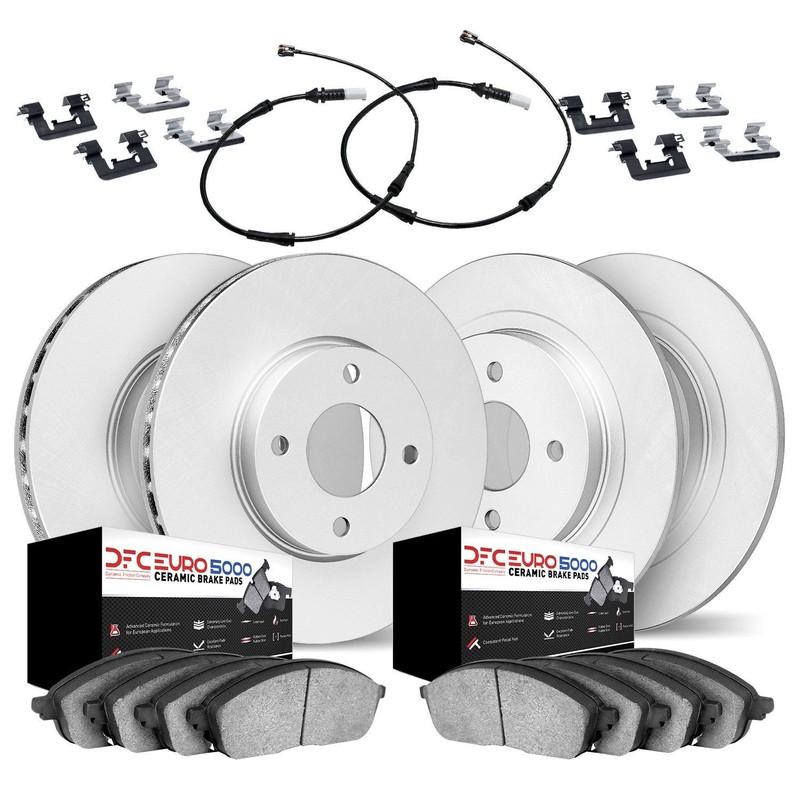 Dynamic Friction 4624-10121 Disc Brake Kit For 84-91 325e 325es 325i 325is 325iX